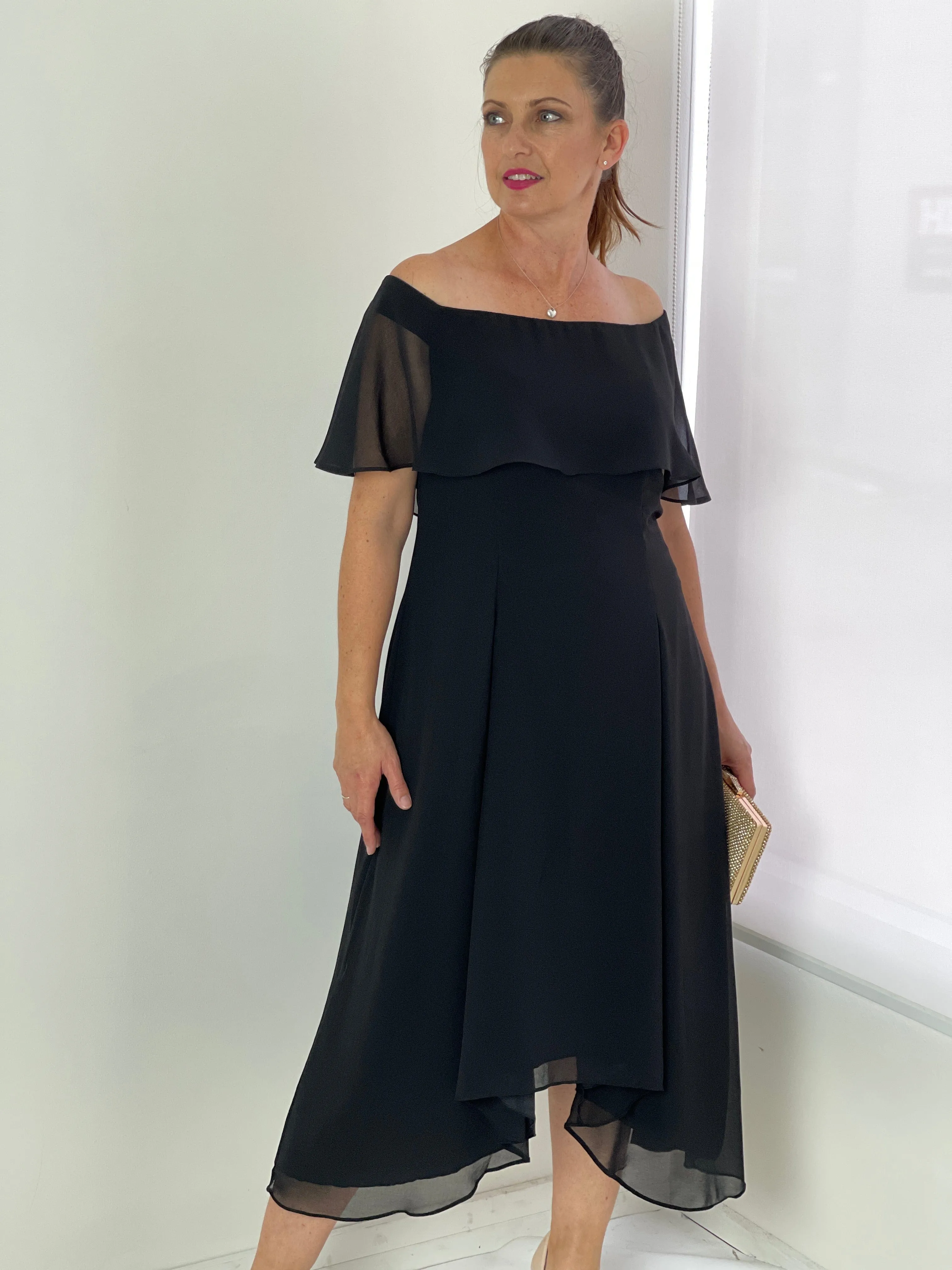 Sonya Black Event Dress