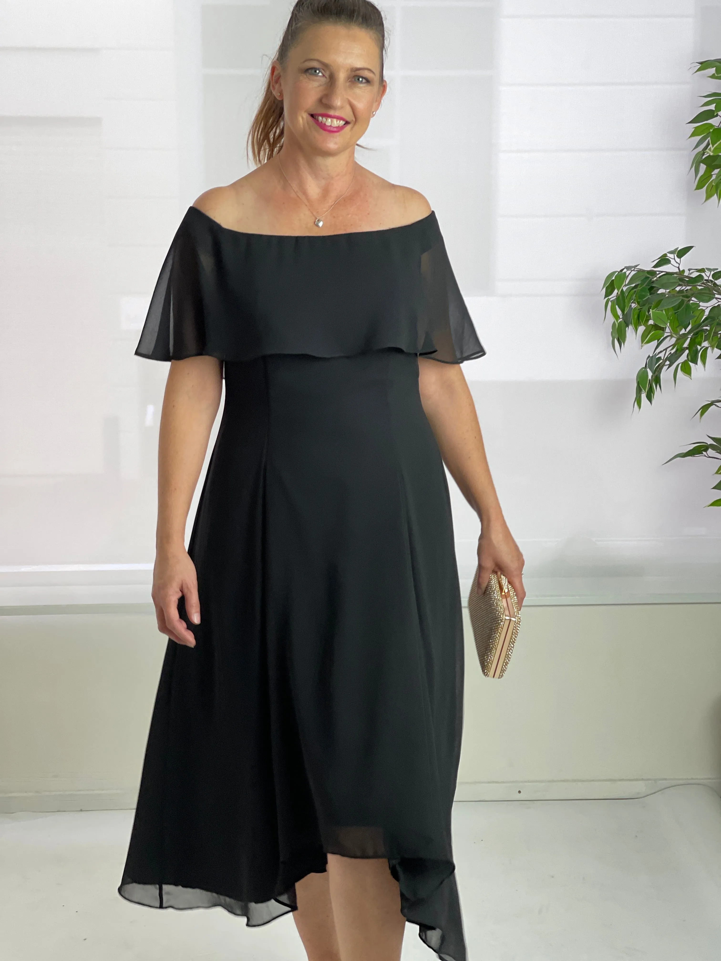 Sonya Black Event Dress