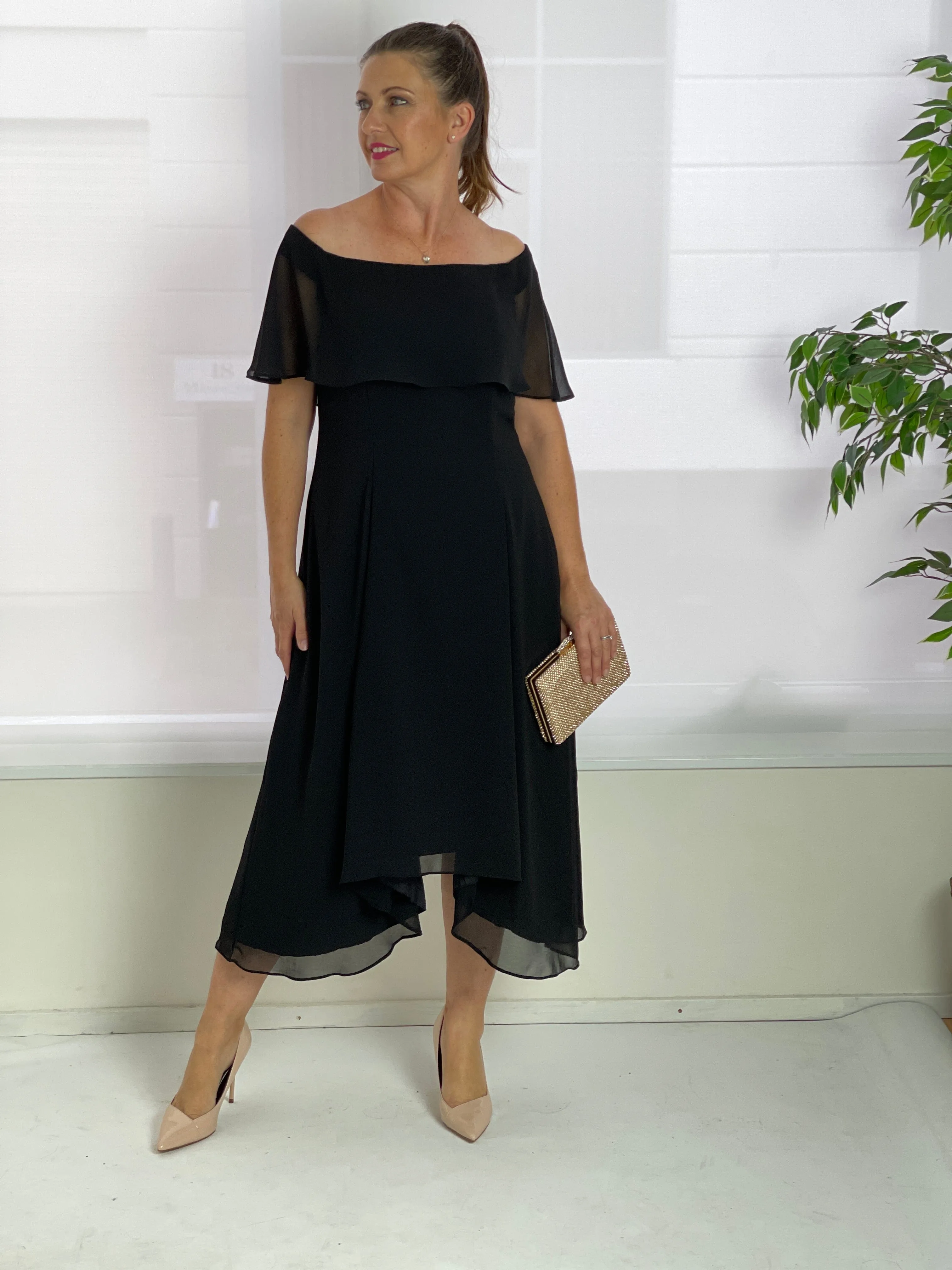 Sonya Black Event Dress