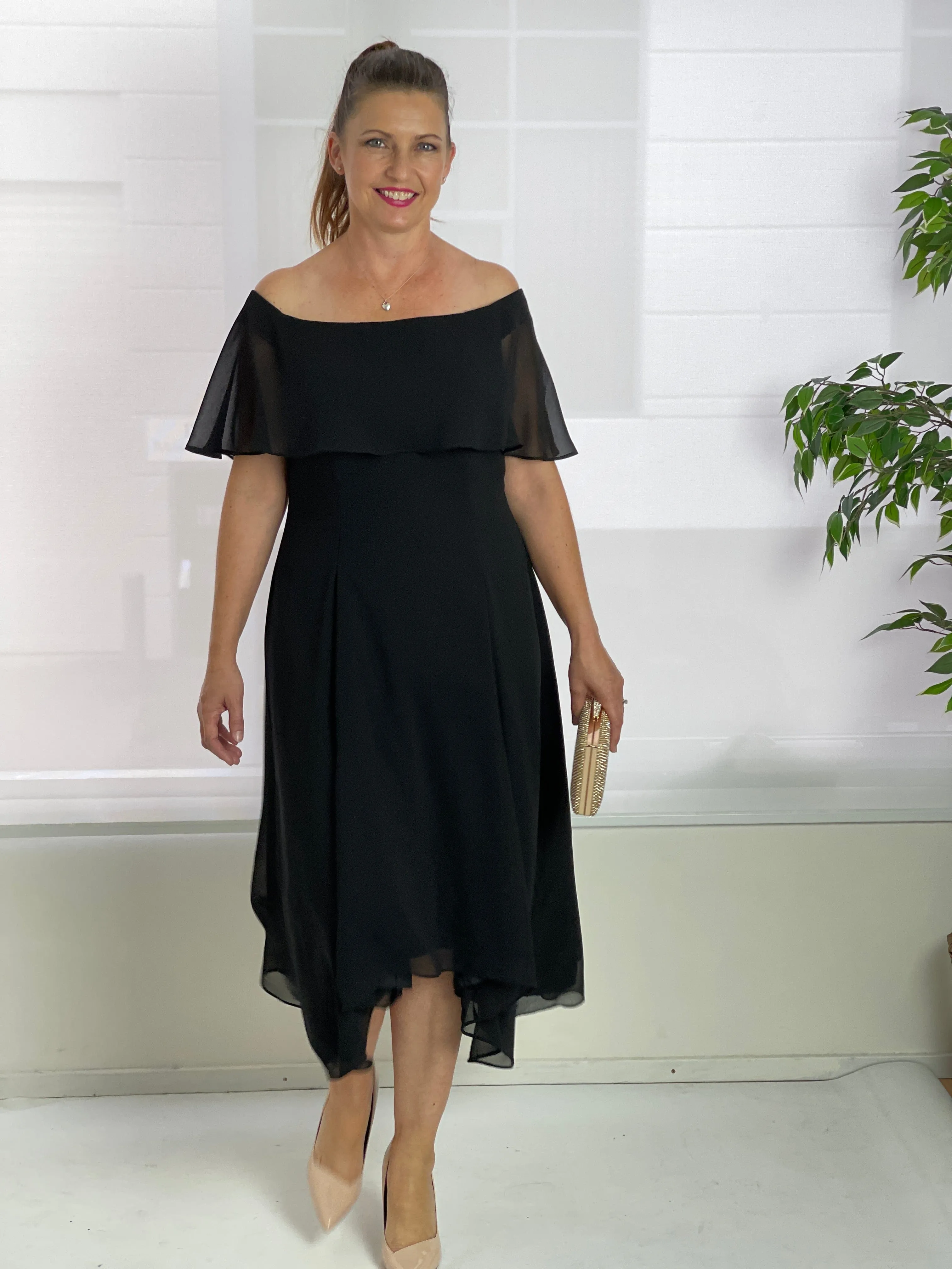 Sonya Black Event Dress