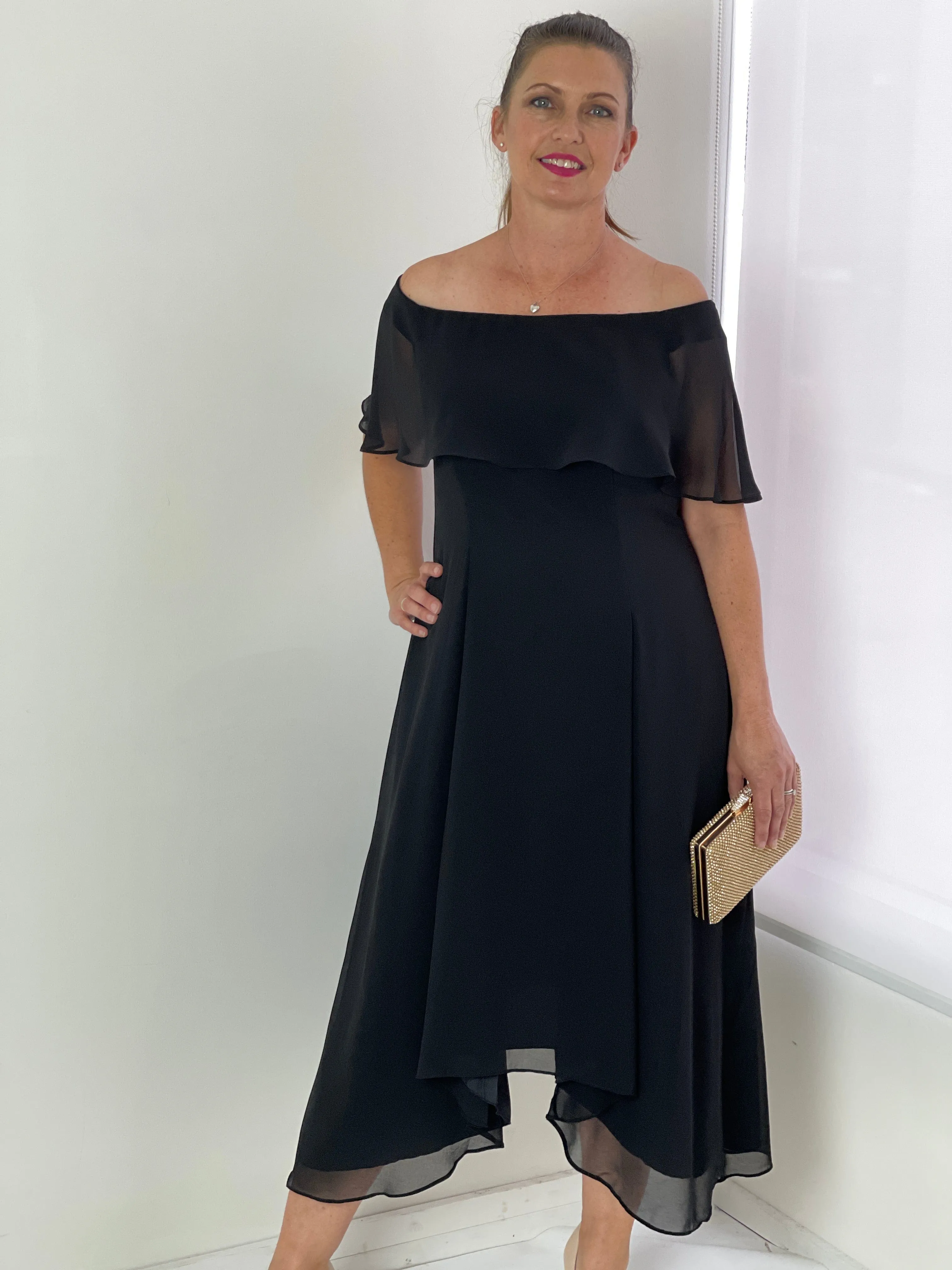 Sonya Black Event Dress