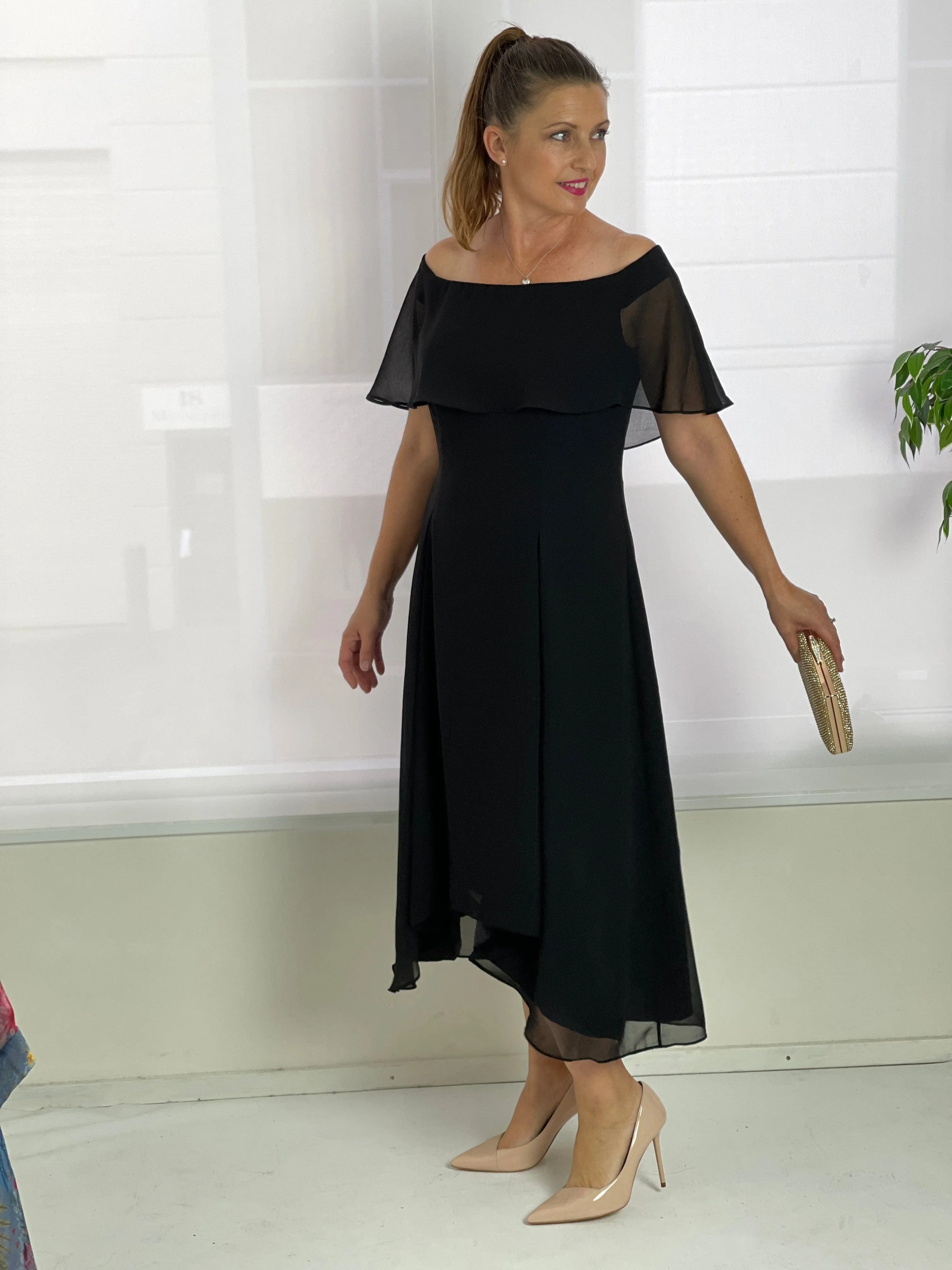 Sonya Black Event Dress