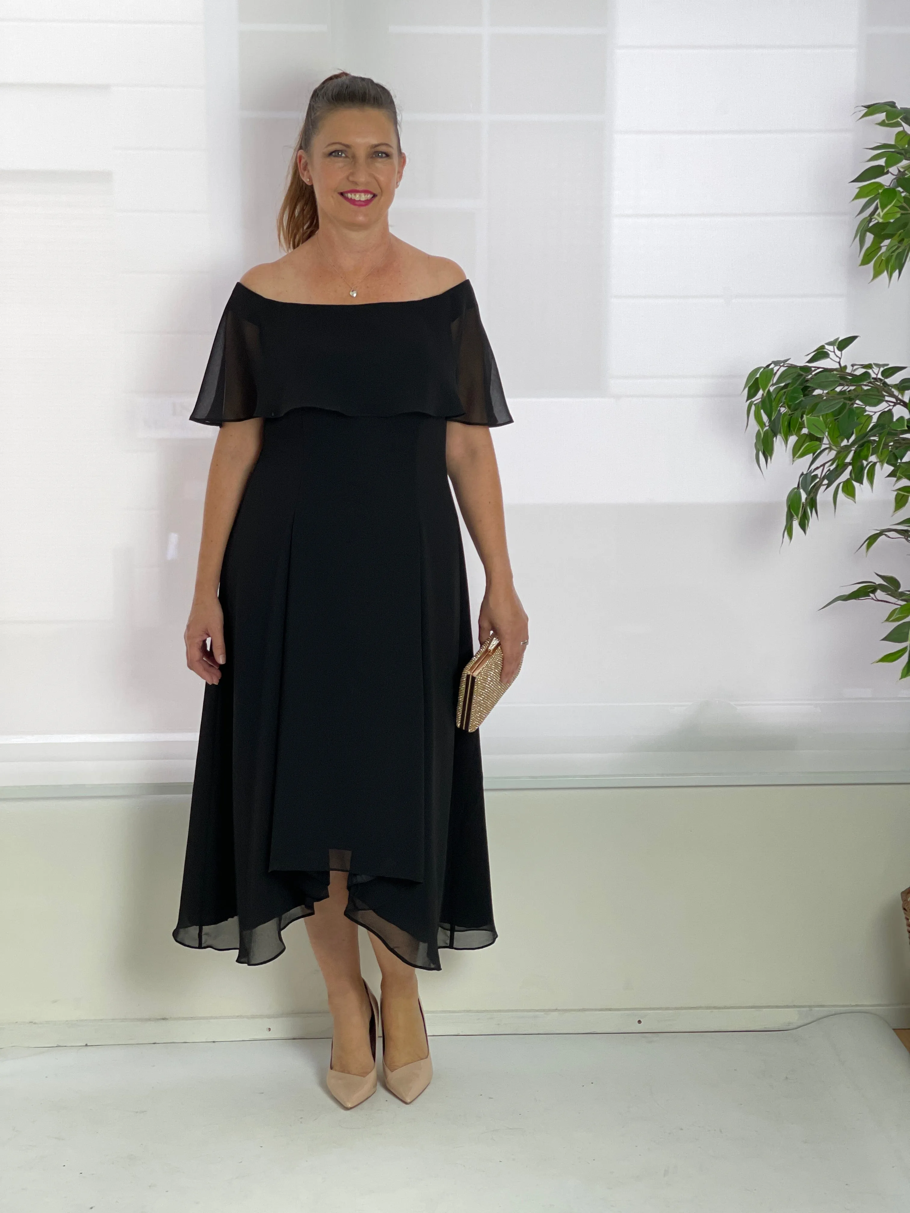 Sonya Black Event Dress