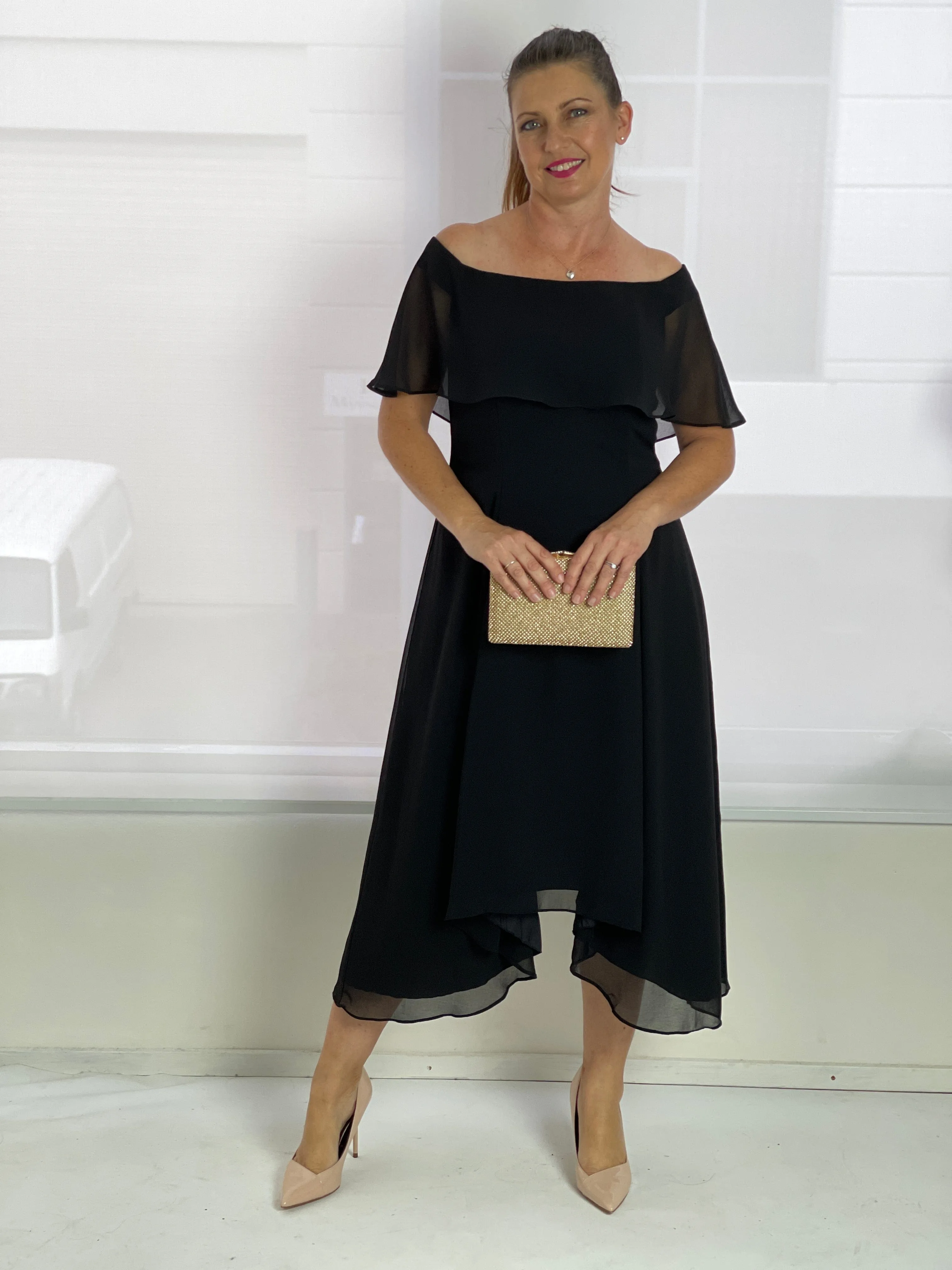 Sonya Black Event Dress
