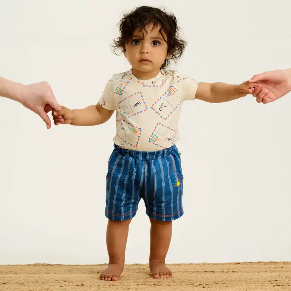 Sorbetto - Postcard Jersey Baby Bodysuit