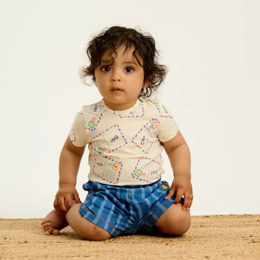 Sorbetto - Postcard Jersey Baby Bodysuit