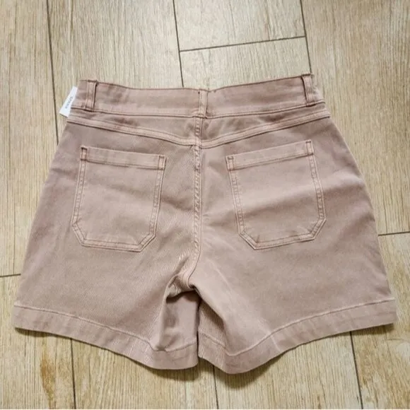 SPANX Pink Light 6-Inch Stretch Twill Shorts size Small