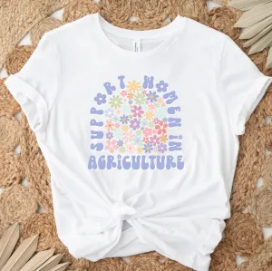 Spring Floral Support Women in Agriculture Hoodie (S-3XL) Unisex - Multiple Colors!