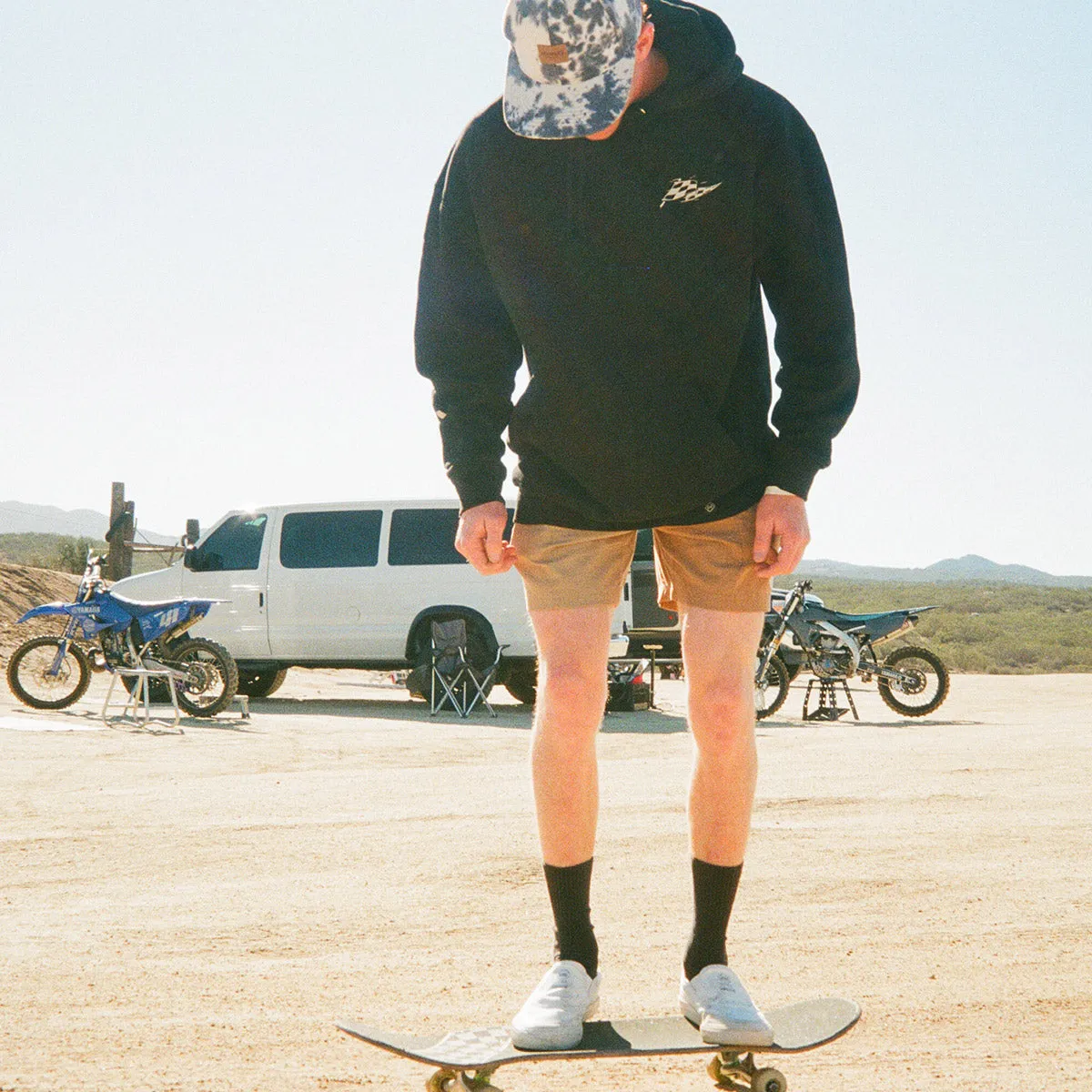 Sprinter Hooded Pullover - Black