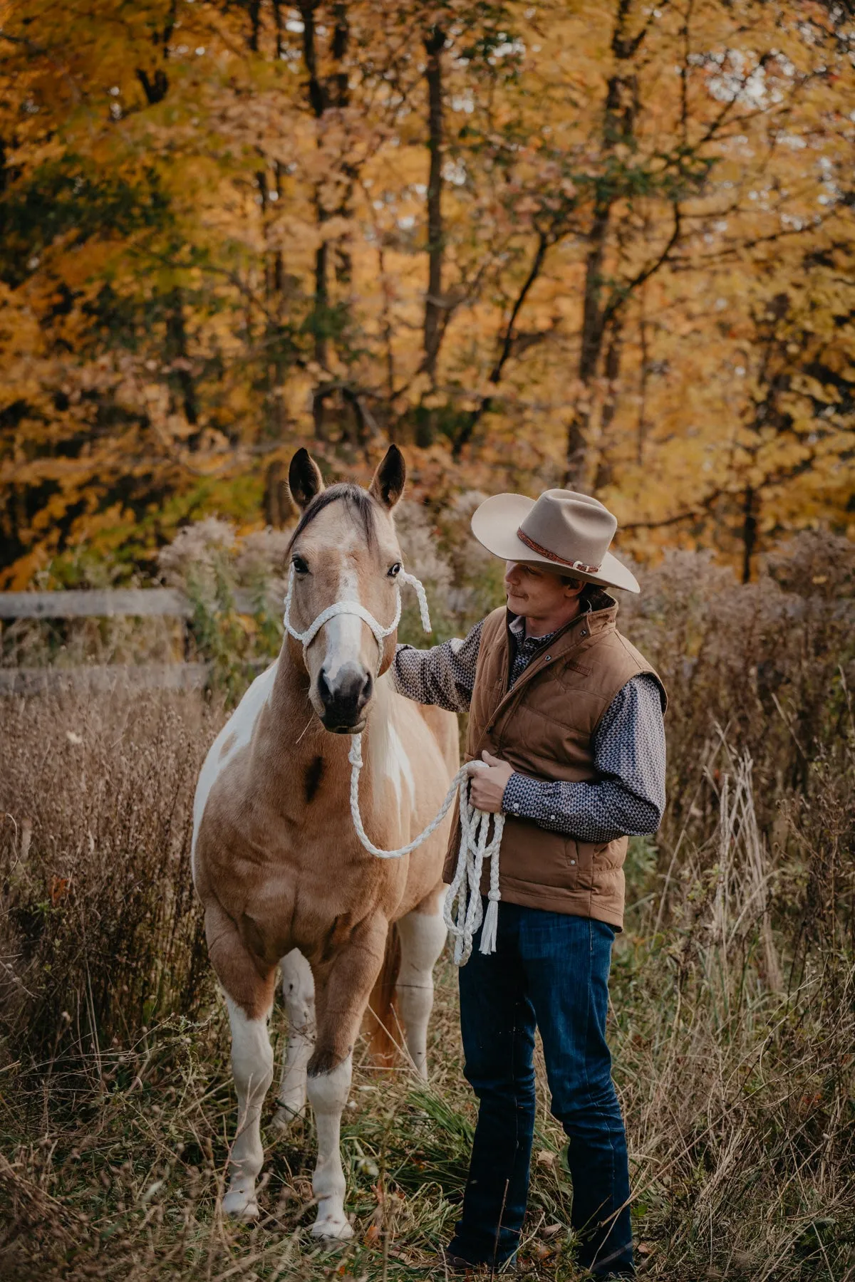 'Steve' Men's CINCH Quilted Vest Brown (S ONLY)