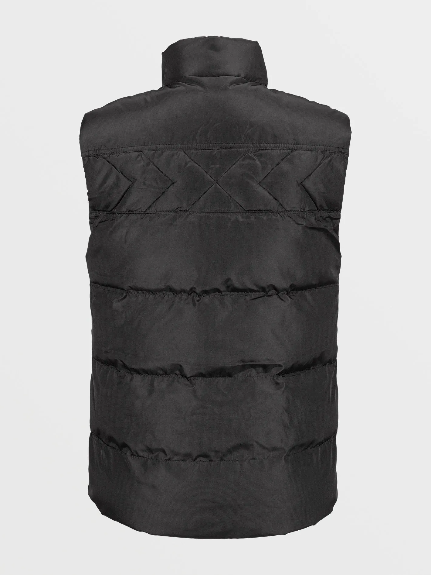 Stone Castine Puff Weste - BLACK