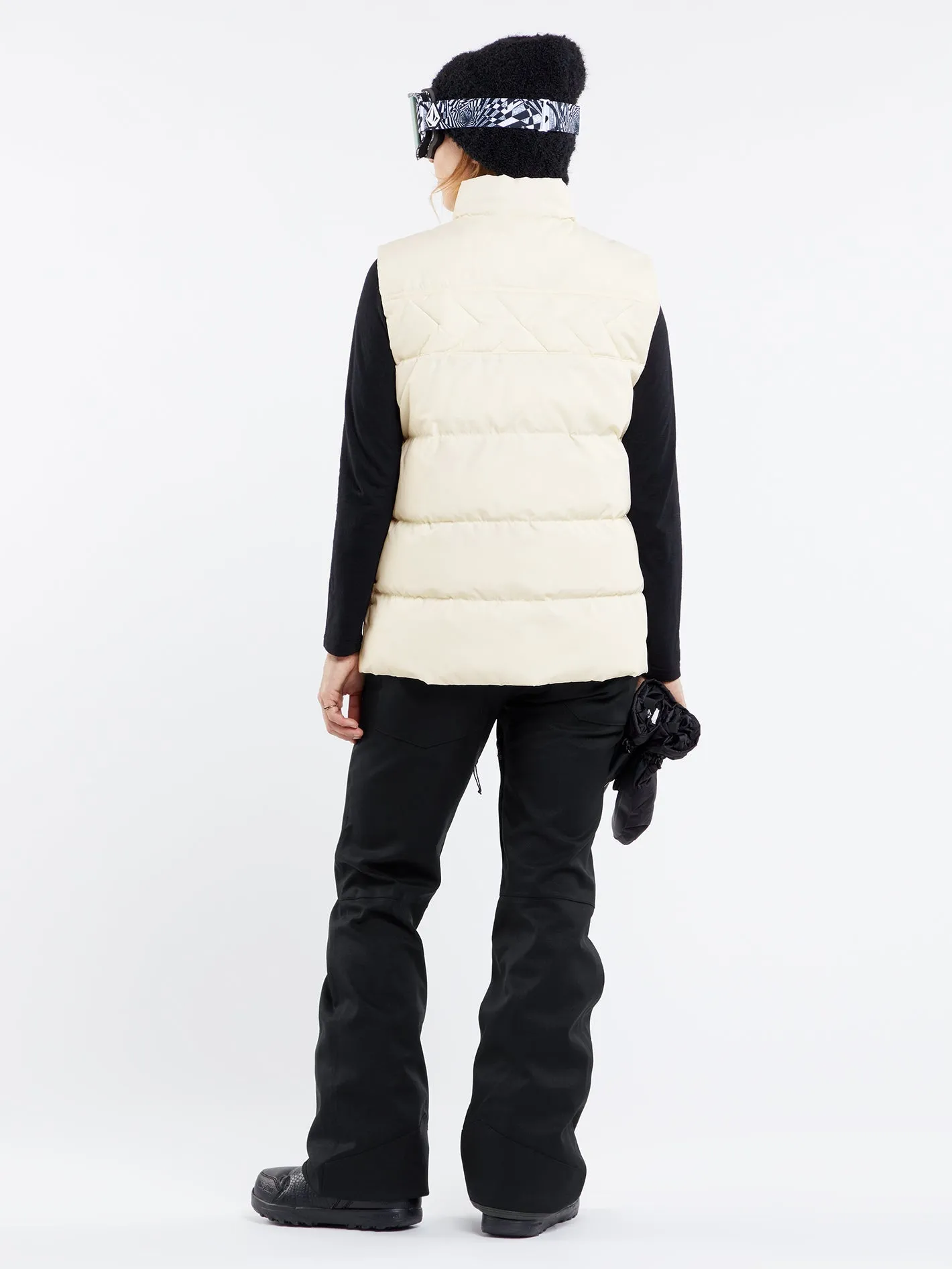 Stone Castine Puff Weste - MOONBEAM
