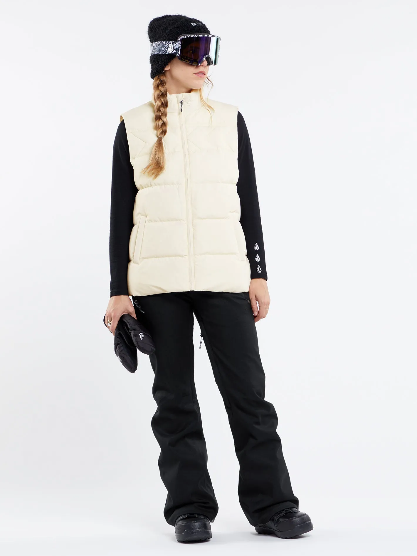 Stone Castine Puff Weste - MOONBEAM