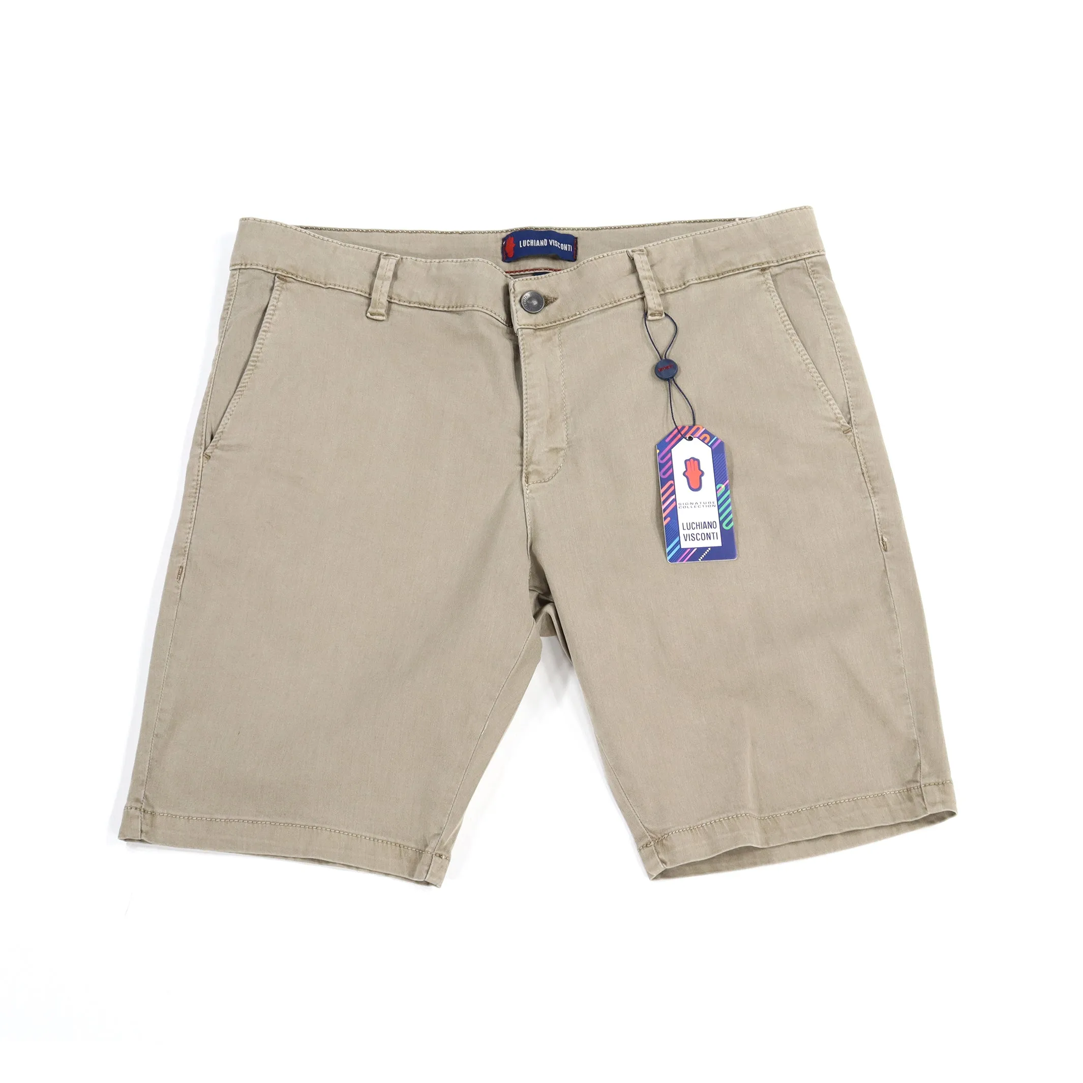 Stone Tencel Shorts