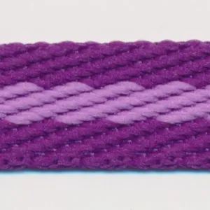 Stripe Twill Tape #7 Purple & Lavender