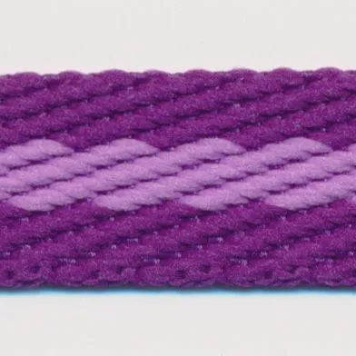 Stripe Twill Tape #7 Purple & Lavender