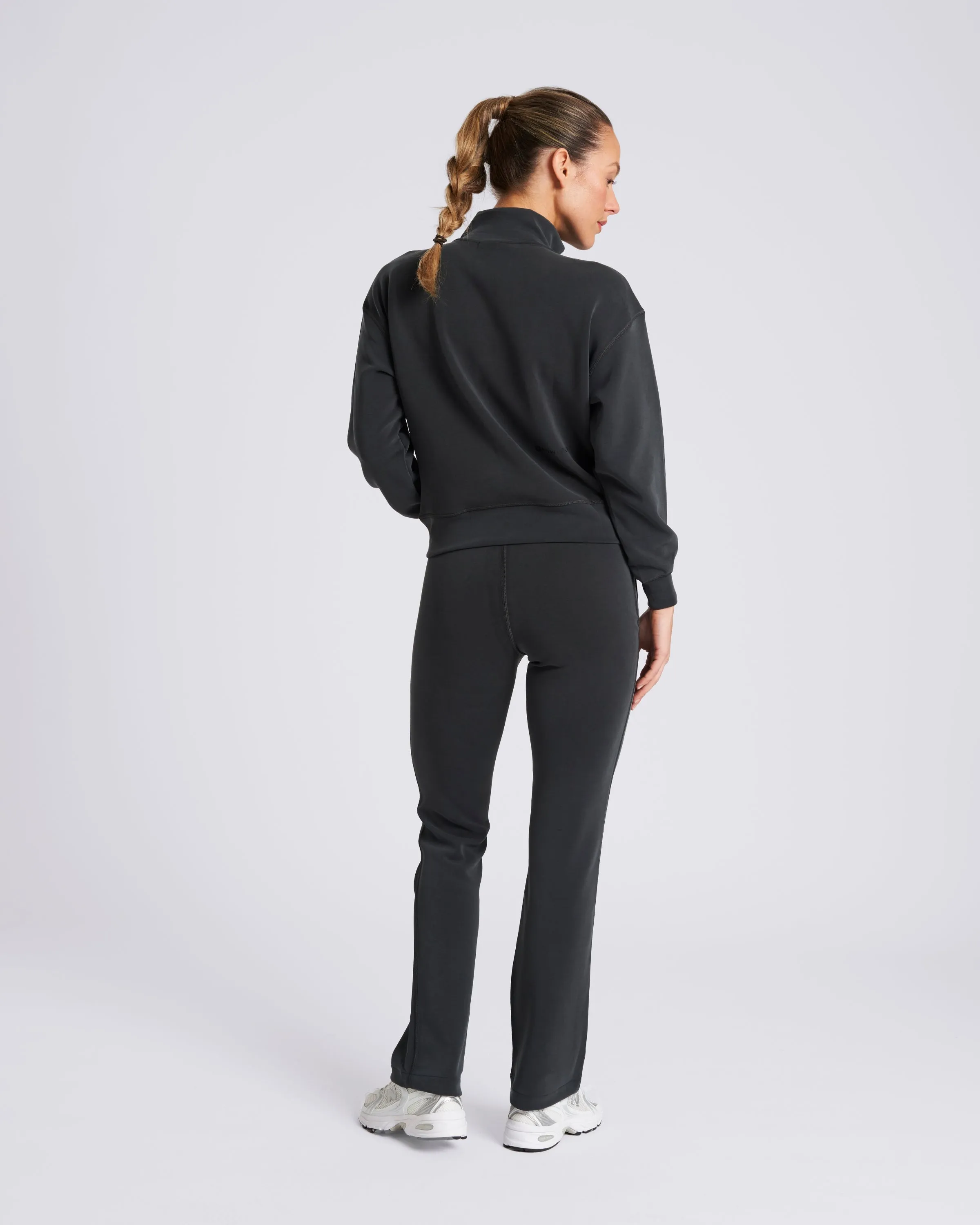 Studio UltraSoft 1/4 Zip Sweatshirt Black