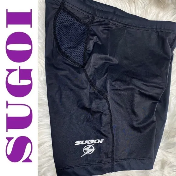 SUGOI Women’s Padded Cycling Racing Shorts Black, Size Medium