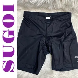 SUGOI Women’s Padded Cycling Racing Shorts Black, Size Medium