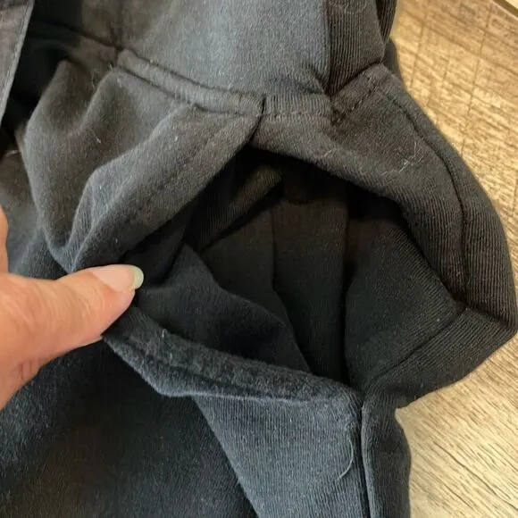 Sundays Womens Scarlet Cotton Blend Bow Tie Waist Paperbag Shorts Black Size Sma