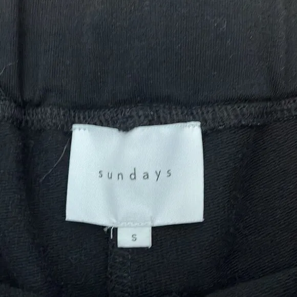 Sundays Womens Scarlet Cotton Blend Bow Tie Waist Paperbag Shorts Black Size Sma