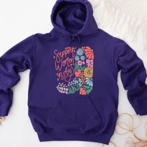 Support Women in Ag Boot Bloom – Hoodie