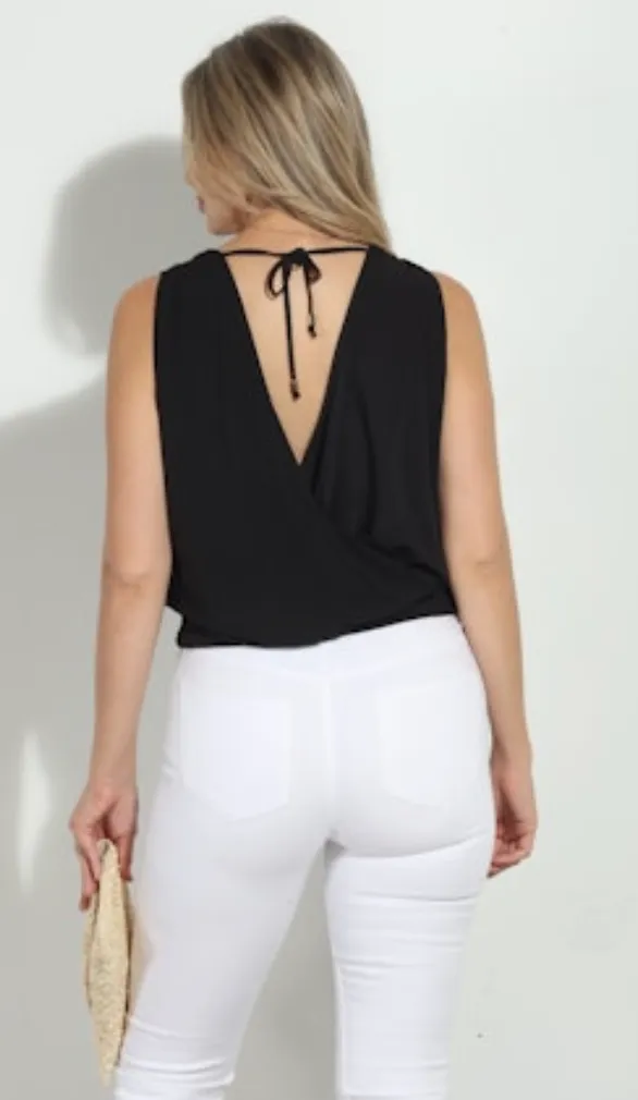Surplice V Neck Tank