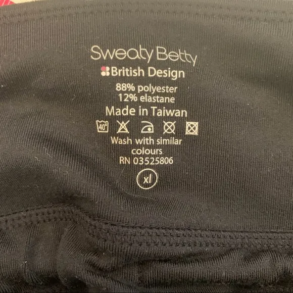 Sweaty Betty Black Shakedown Workout Shorts B2/13