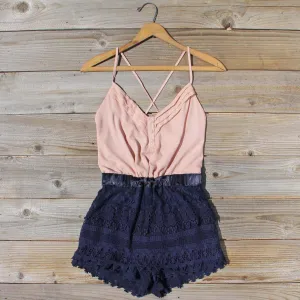 Sweet Nectar Romper in Dusty Rose