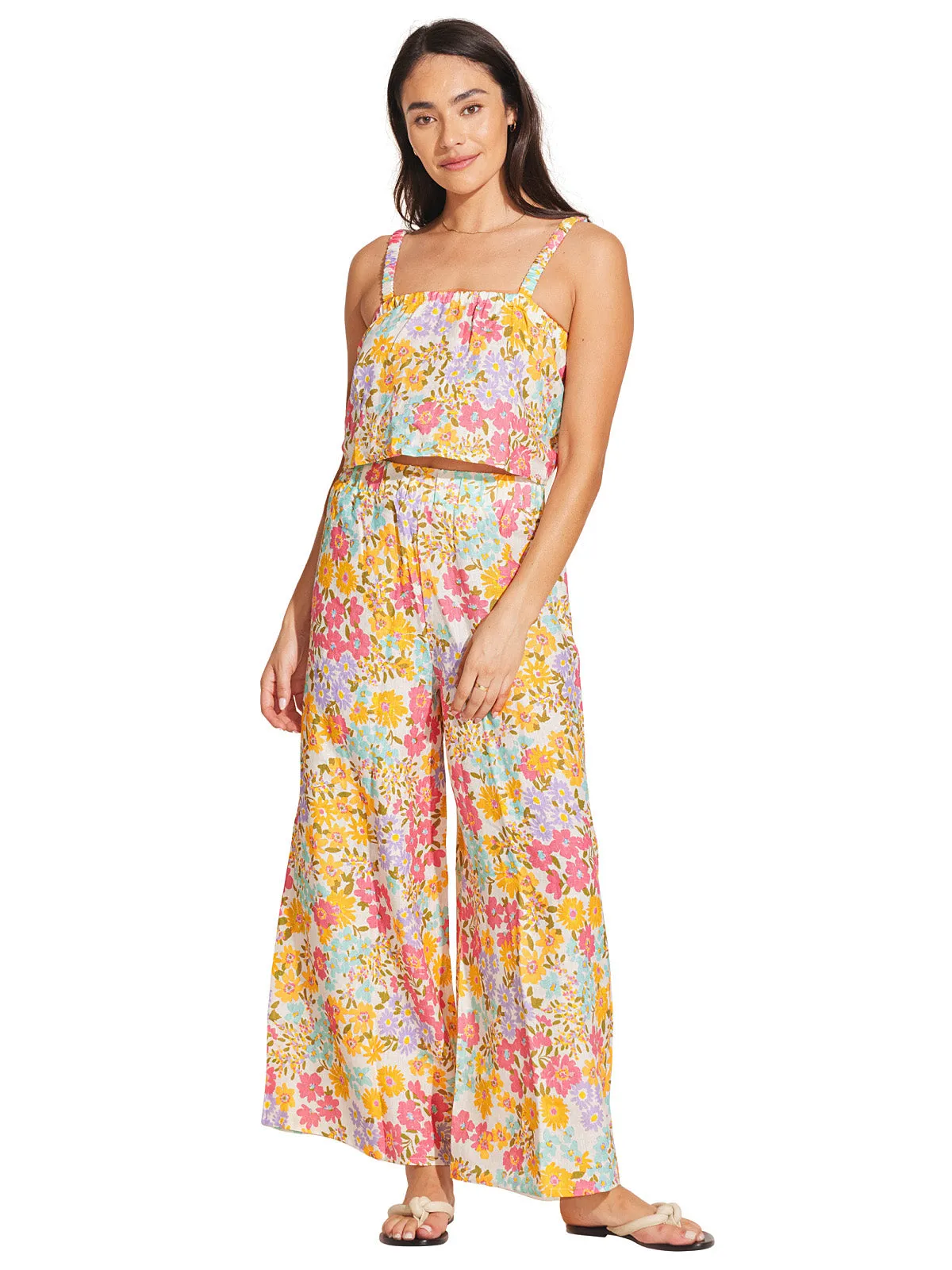 Tallows Blousy Crop-Tallows Wide Leg Pant ::RET