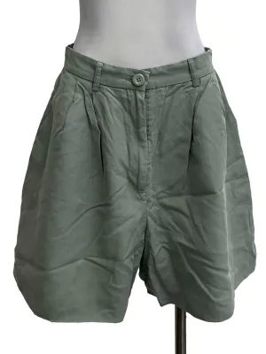 Teal Green Buttoned Shorts OSN