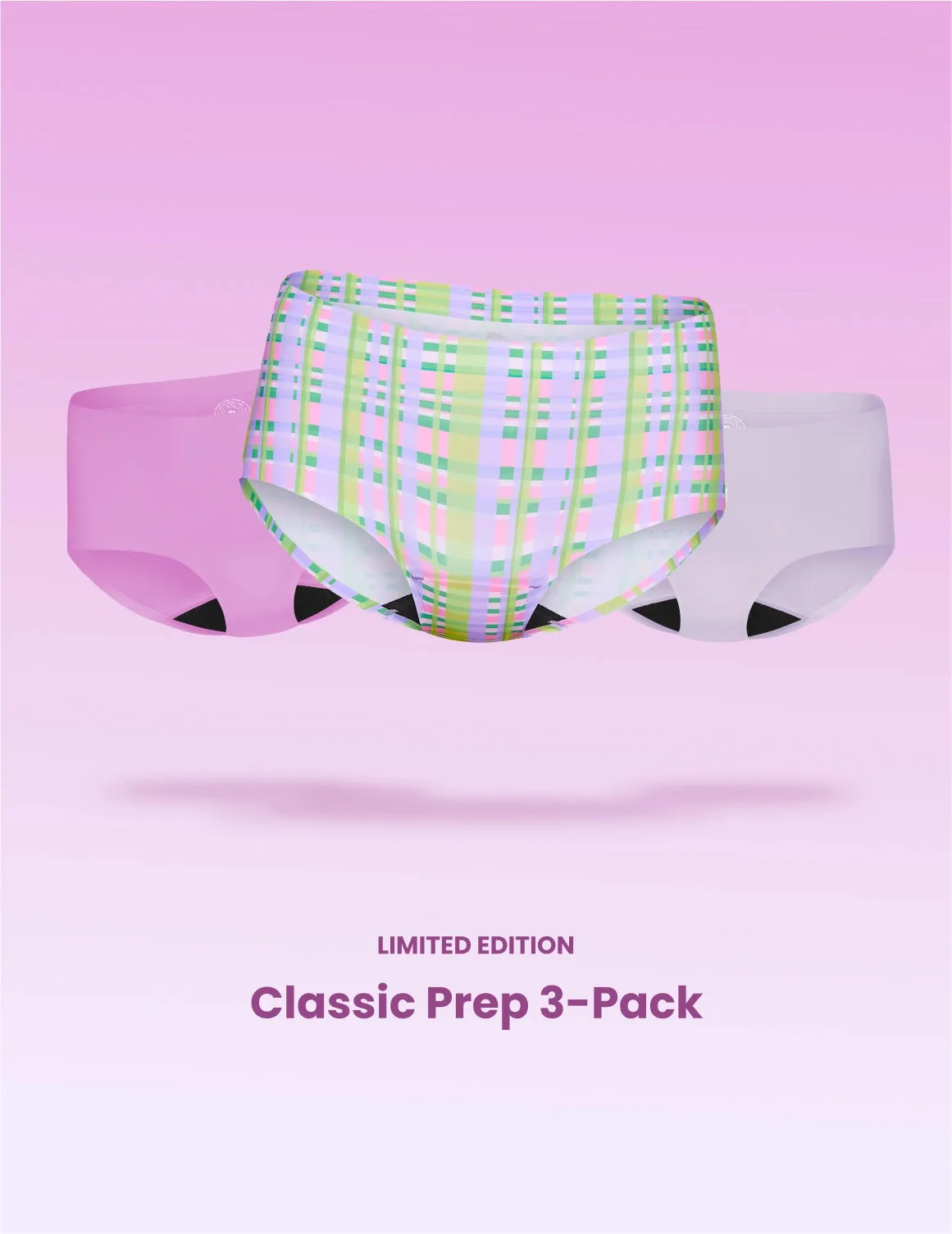 Teen Super Leakproof® No-Show Boyshort 3-Pack