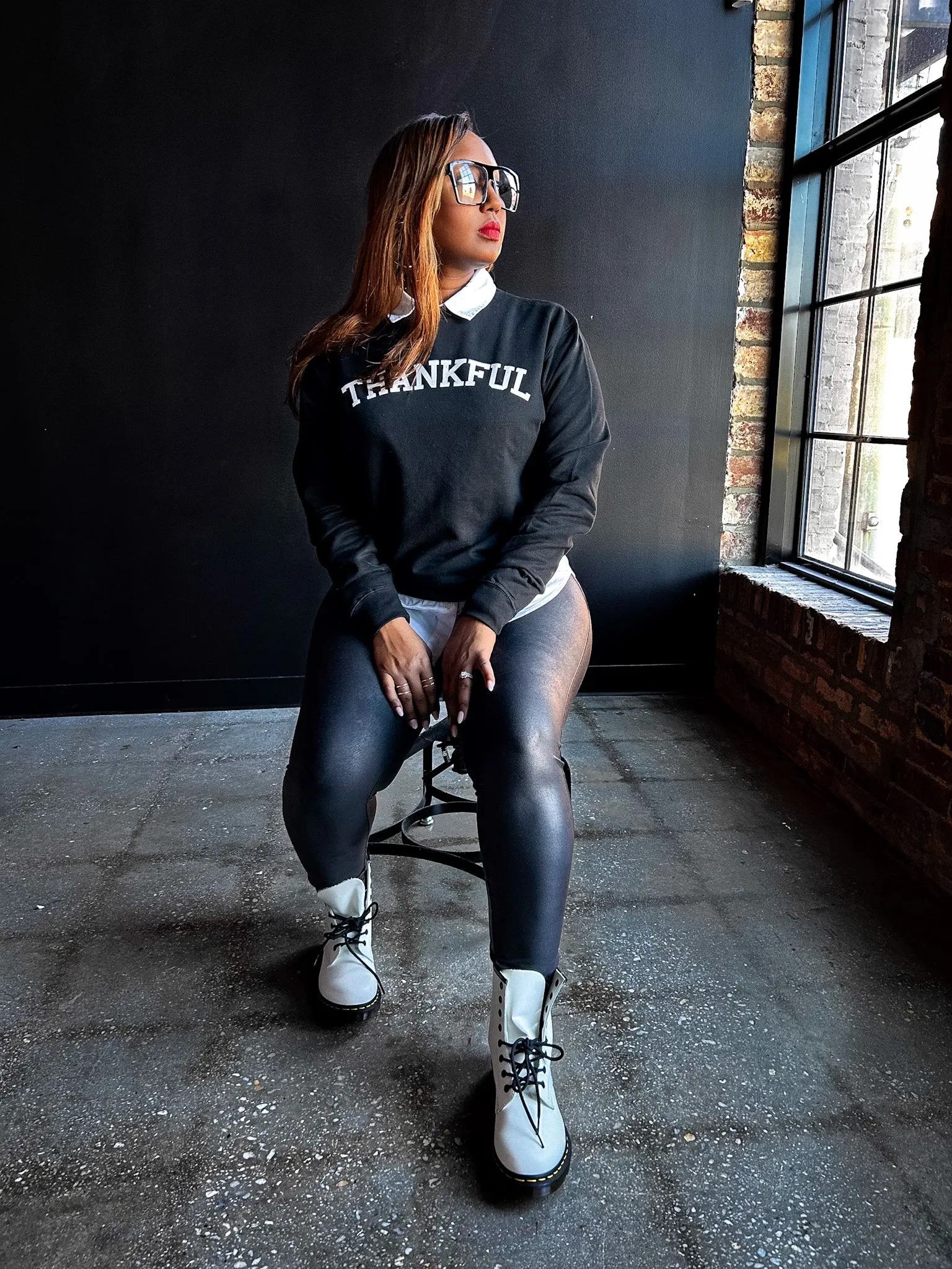 THANKFUL Adult Drop Shoulder Sweatshirt
