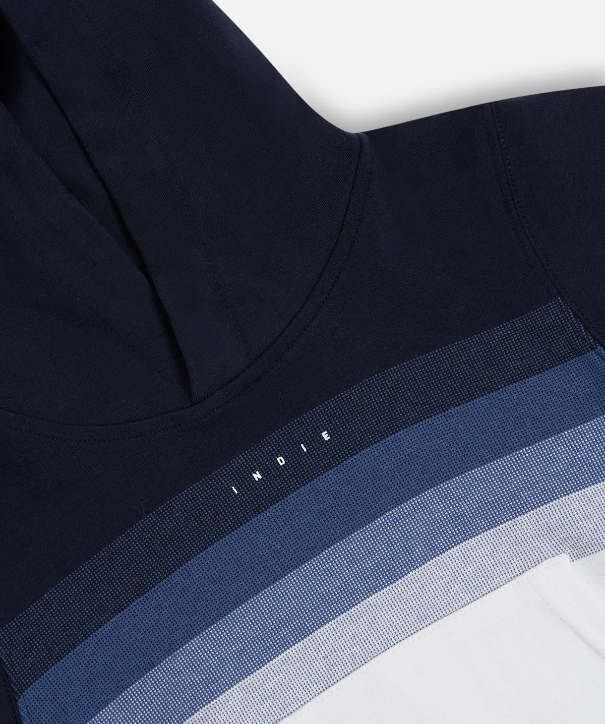 The Baltic Hoodie - White Navy