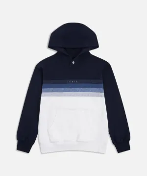 The Baltic Hoodie - White Navy