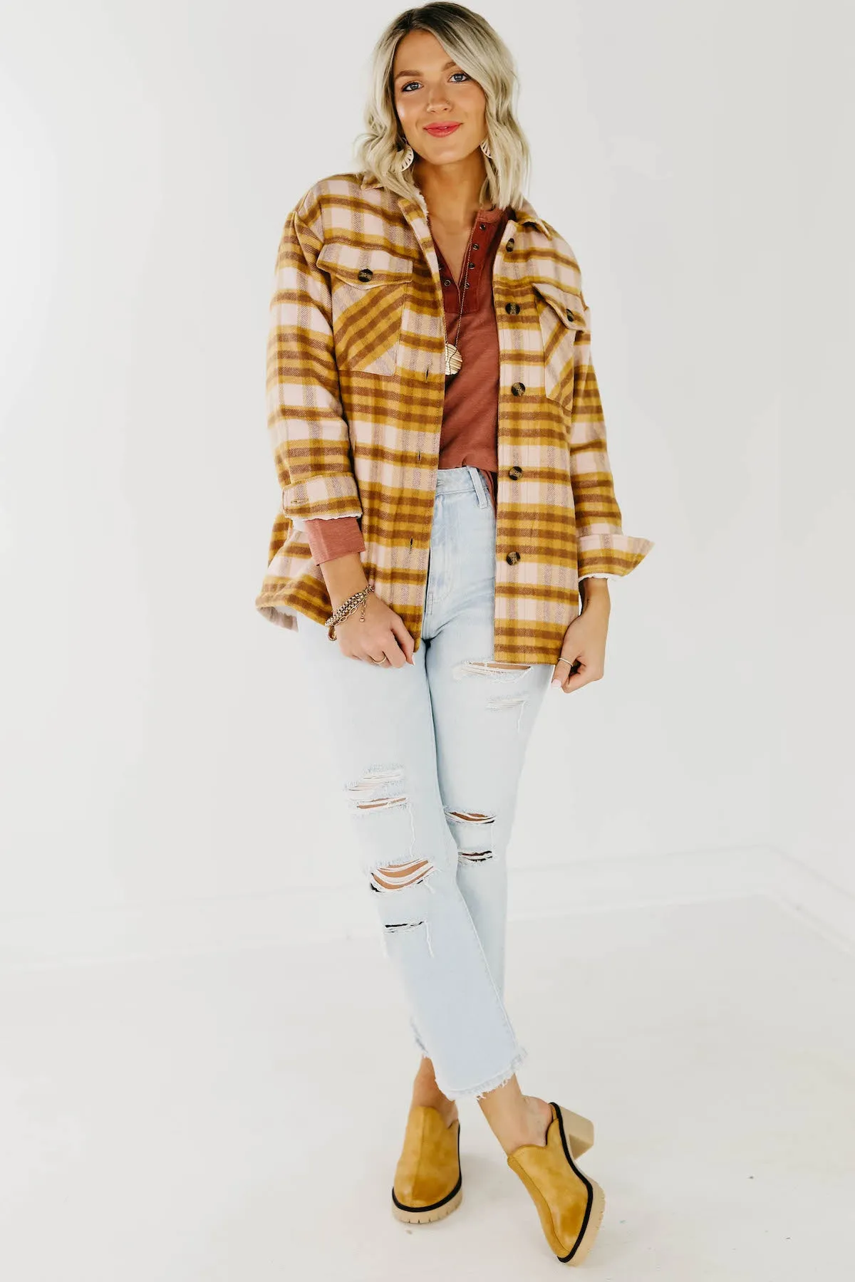 The Brayden Fleece Lined Shacket