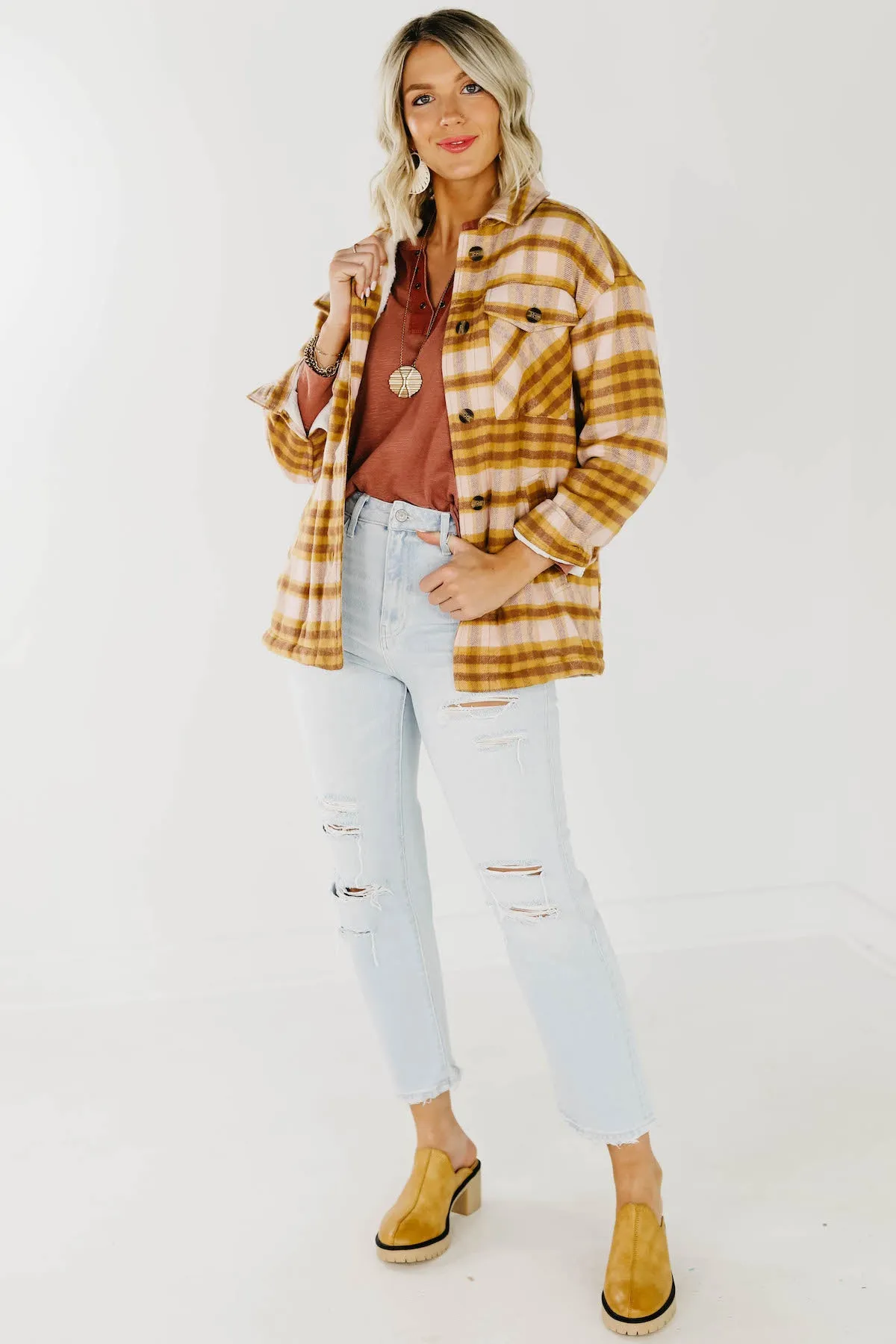 The Brayden Fleece Lined Shacket
