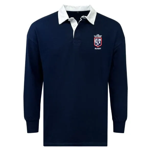 The Claremont Colleges Classic Long Sleeve Solid Rugby Jersey