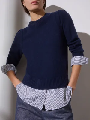 The Eton Layered Crew Looker