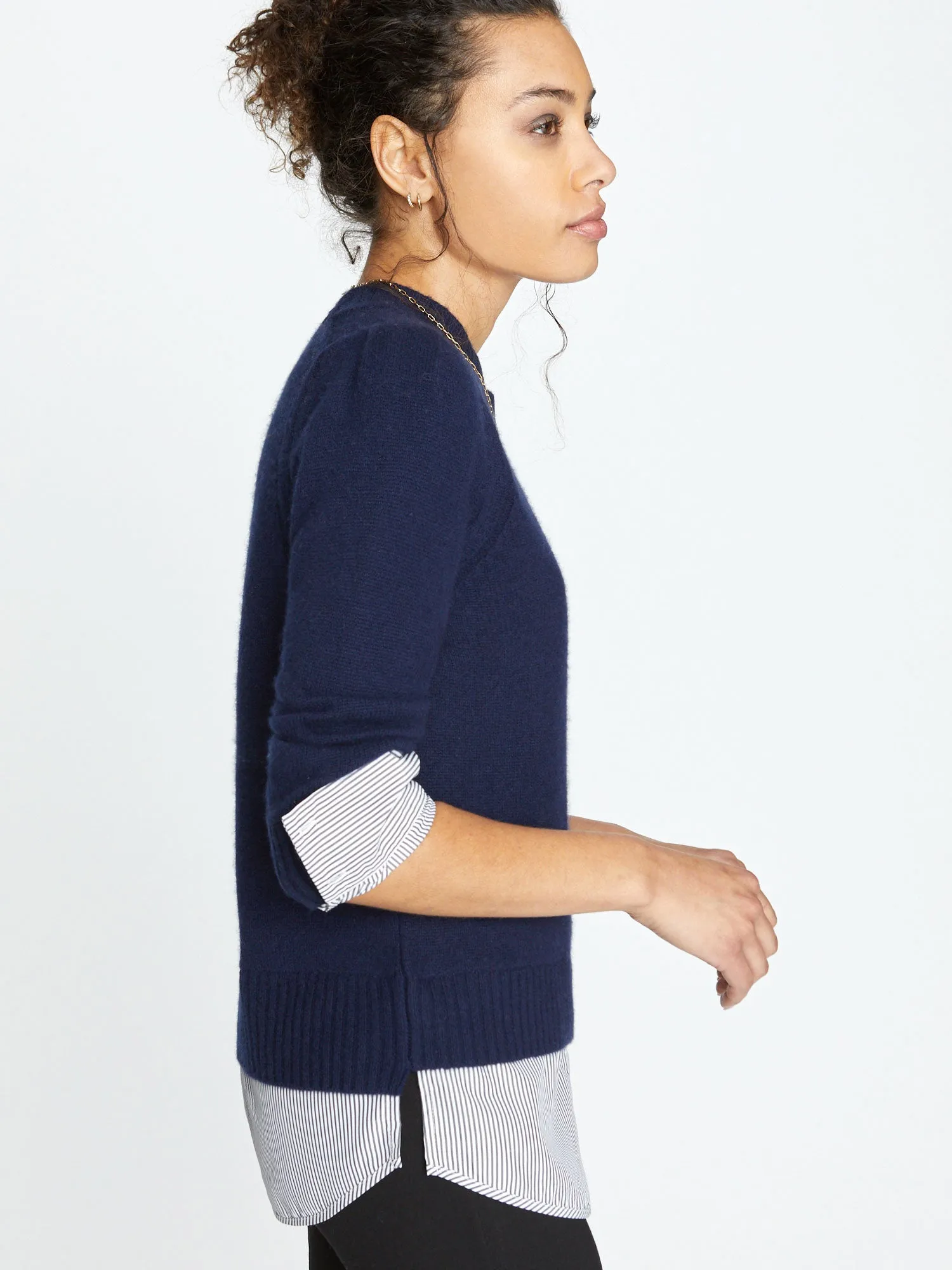 The Eton Layered Crew Looker