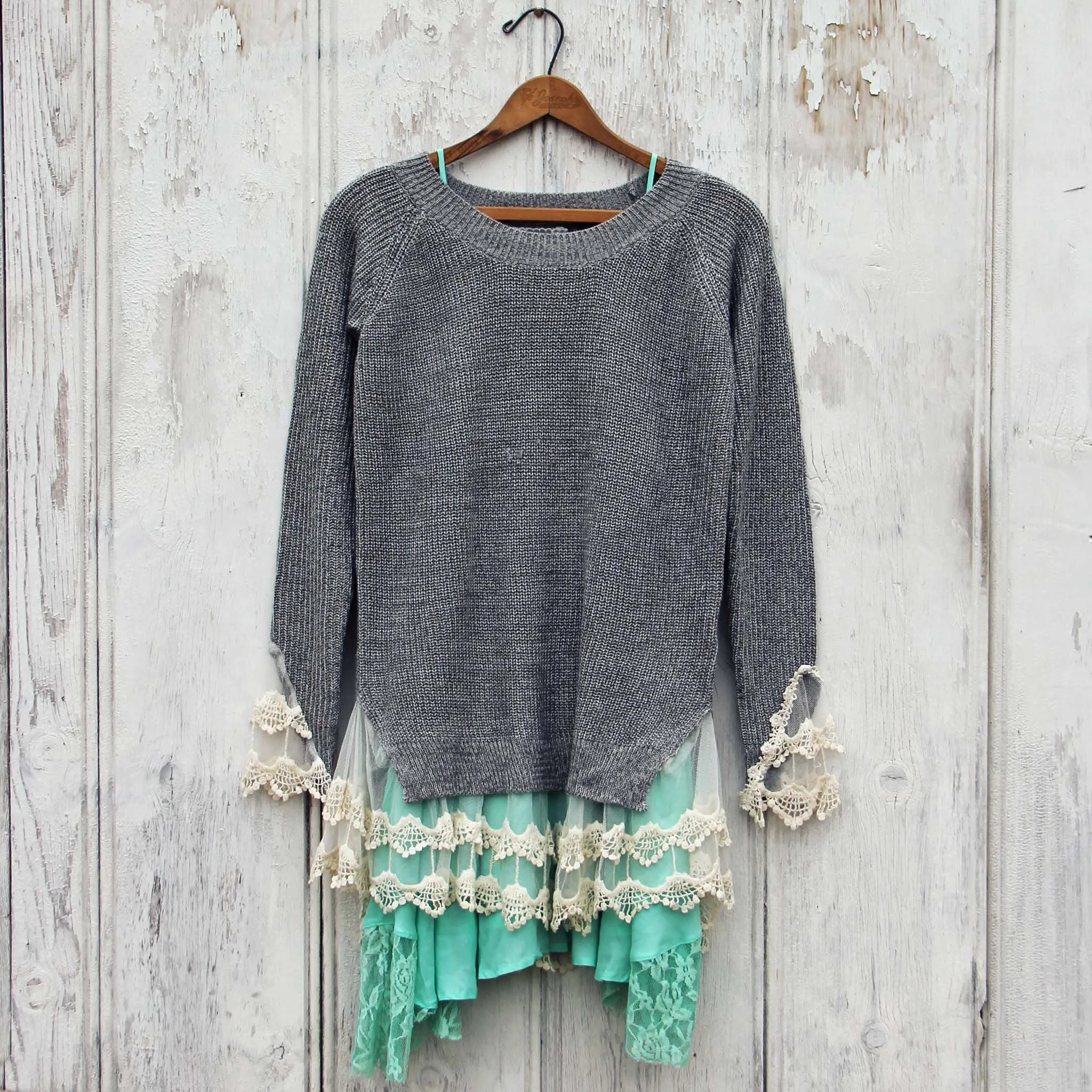 The Linden Layering Tunic in Mint