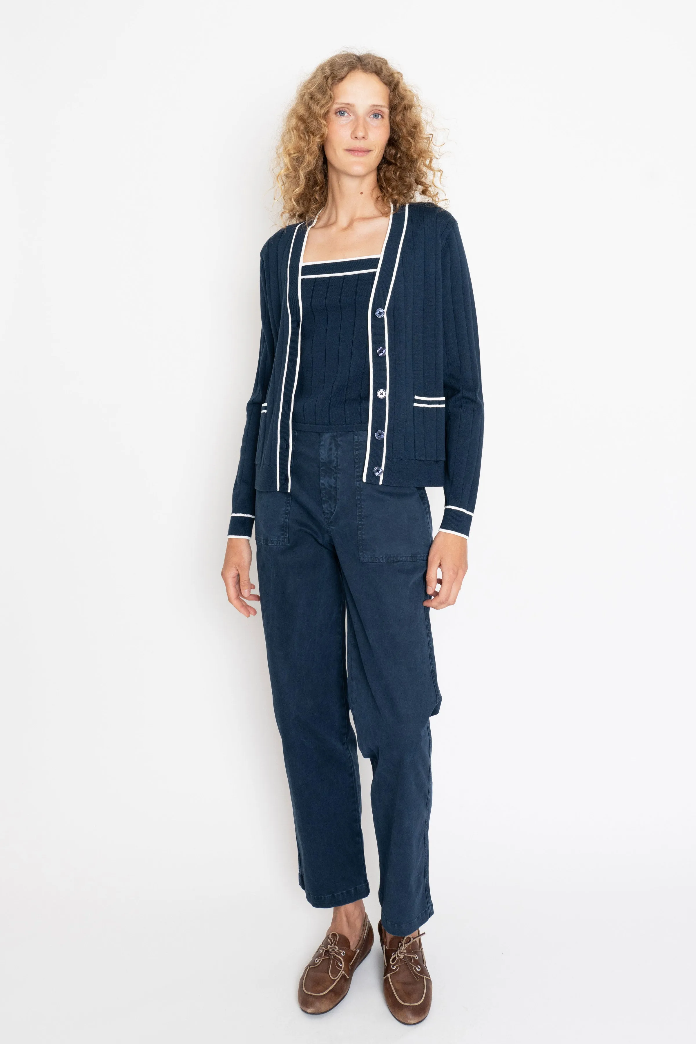 The LouLou - Navy/Cream