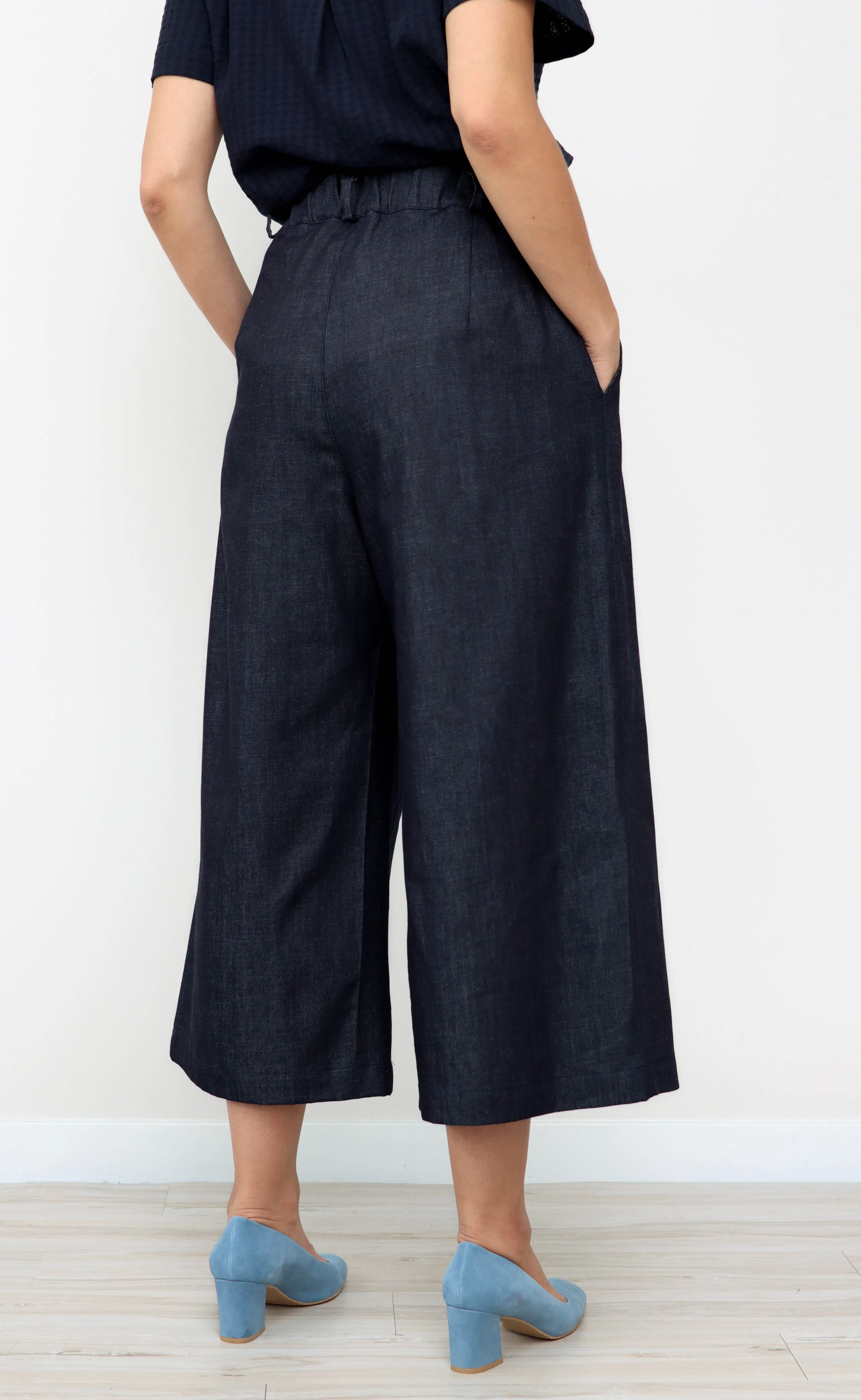 The Minimalist - Dark Wash Denim Wayward Fit Pants