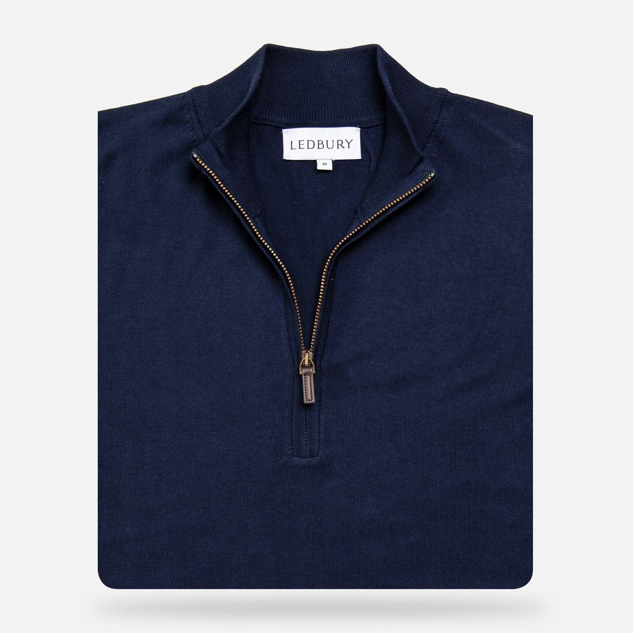 The Navy Easterley Half-Zip Sweater