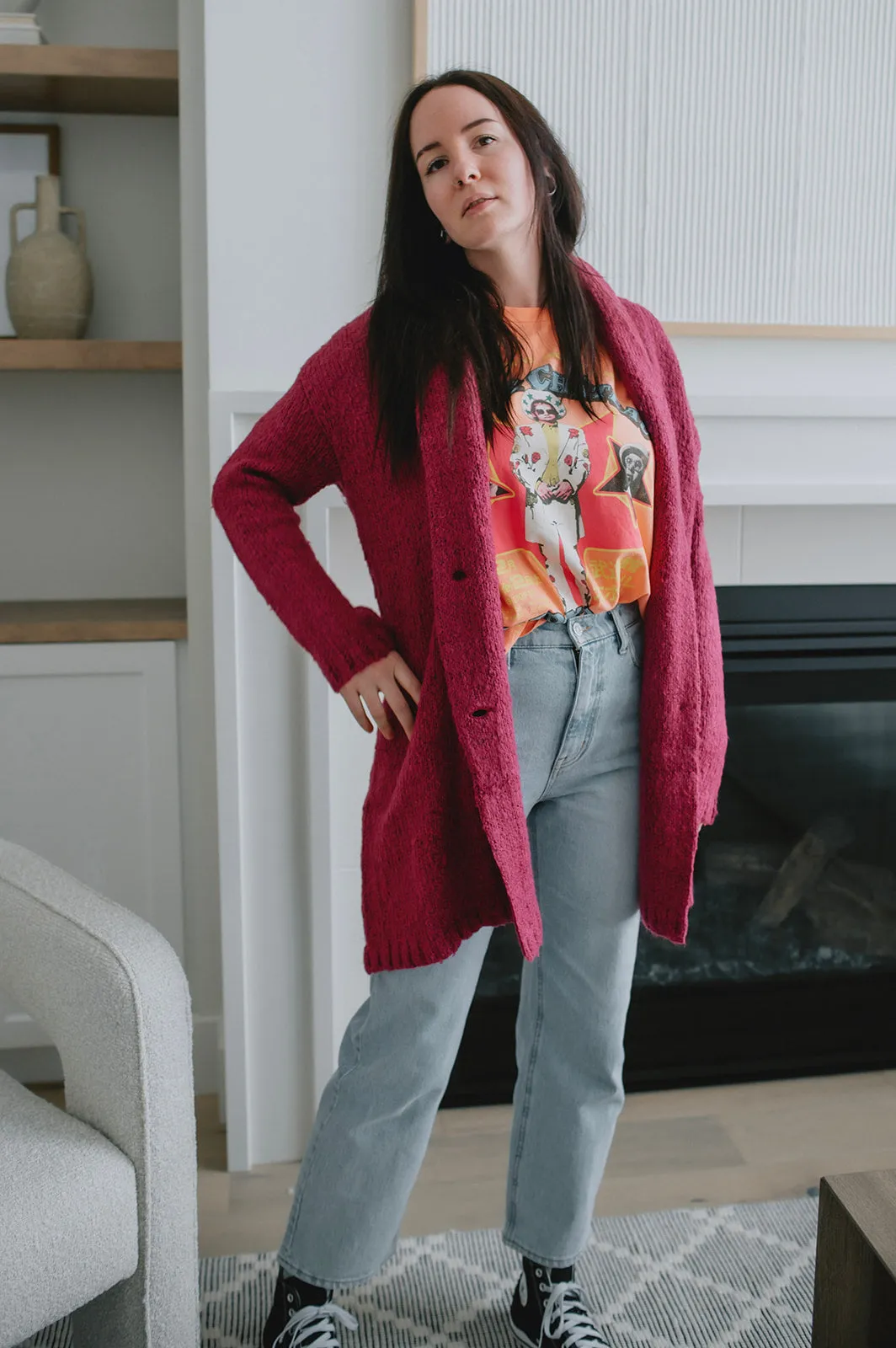 The Rae High-Rise Crop Straight Leg Denim - Twin Flame
