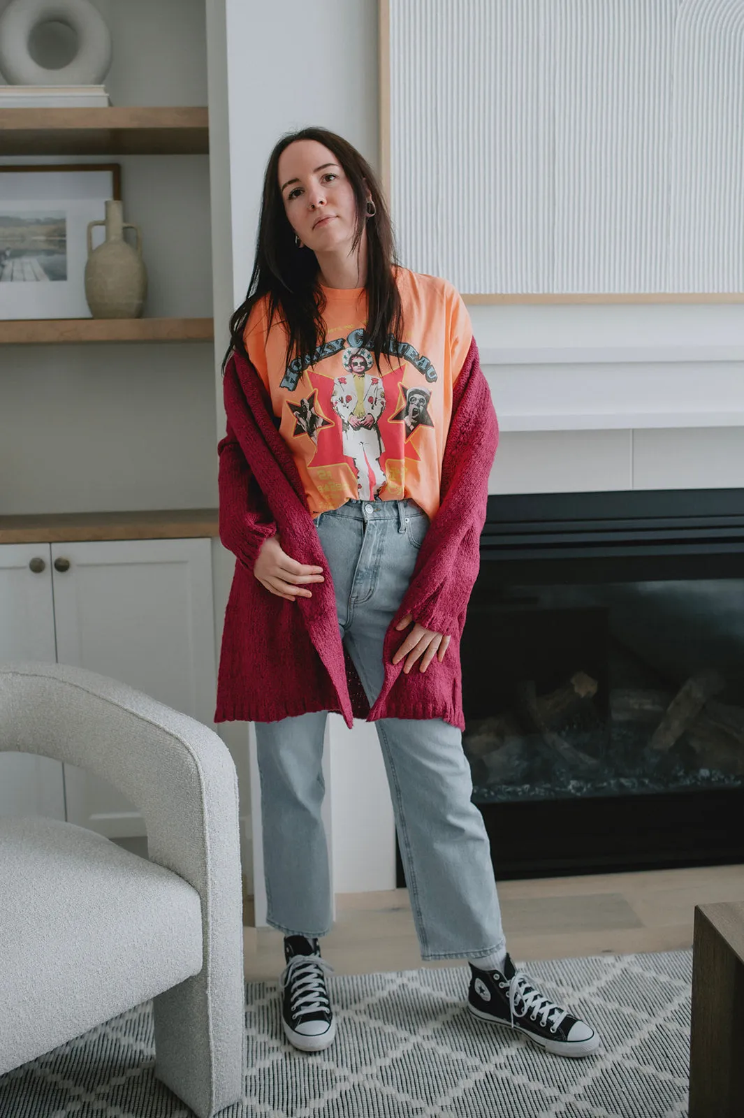 The Rae High-Rise Crop Straight Leg Denim - Twin Flame