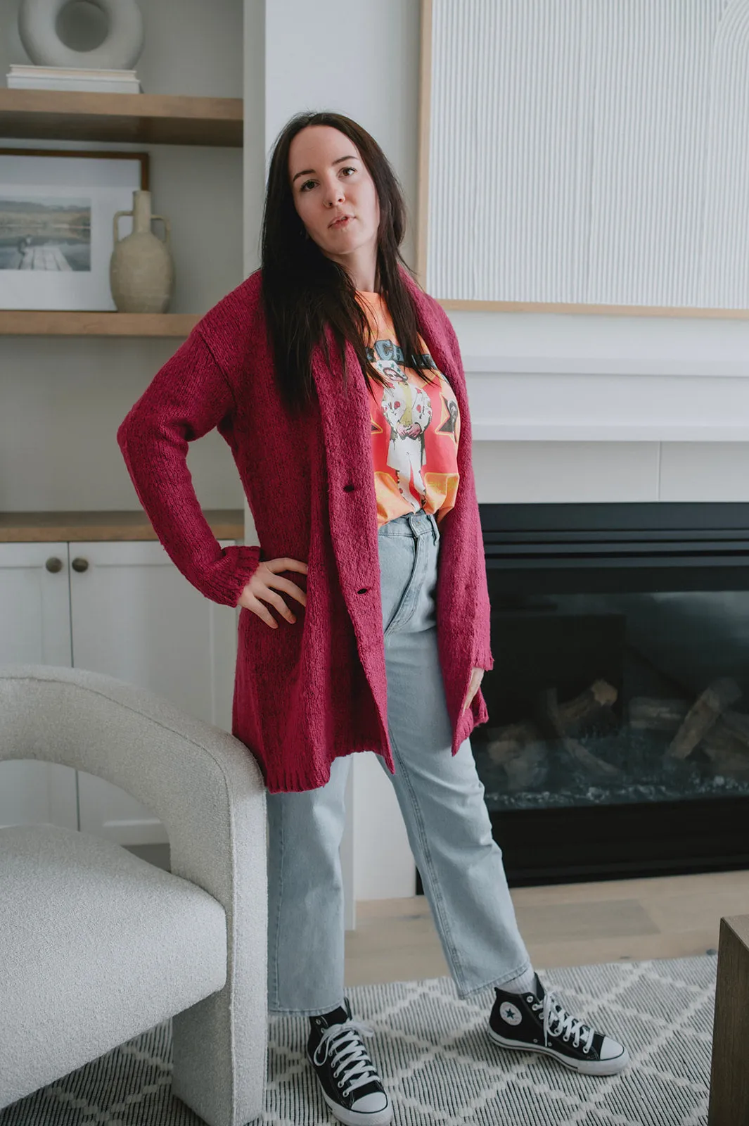 The Rae High-Rise Crop Straight Leg Denim - Twin Flame