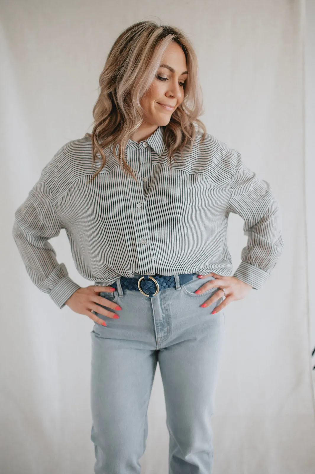 The Rae High-Rise Crop Straight Leg Denim - Twin Flame