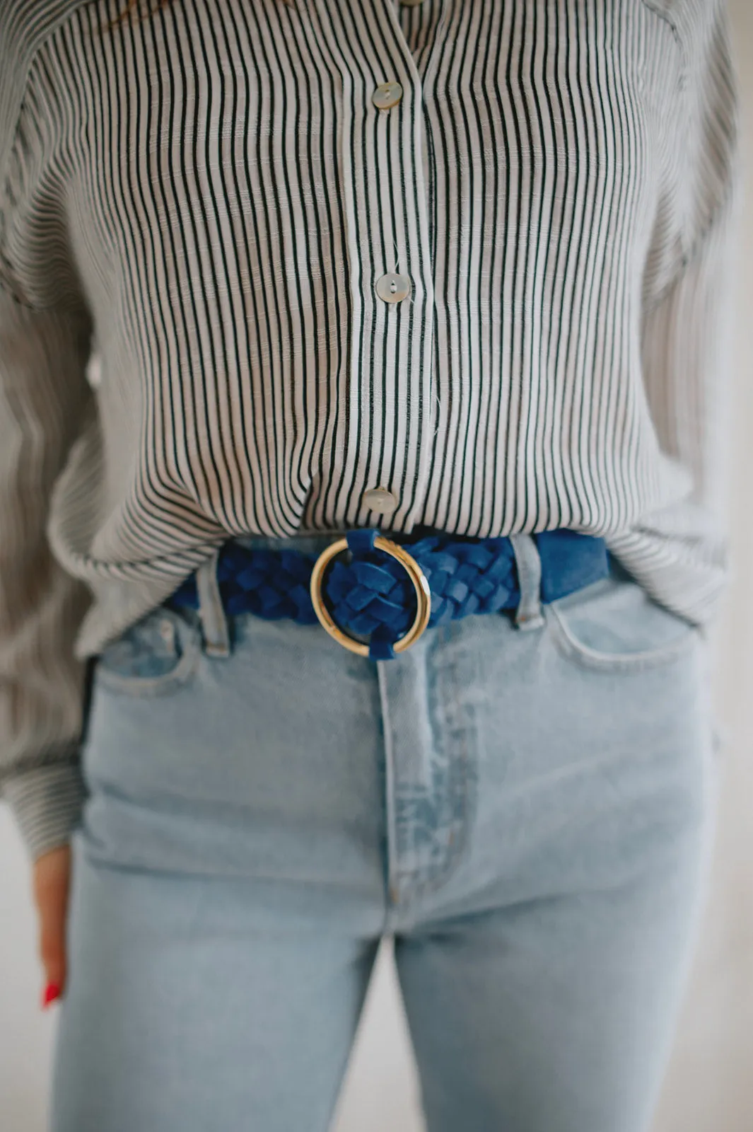 The Rae High-Rise Crop Straight Leg Denim - Twin Flame