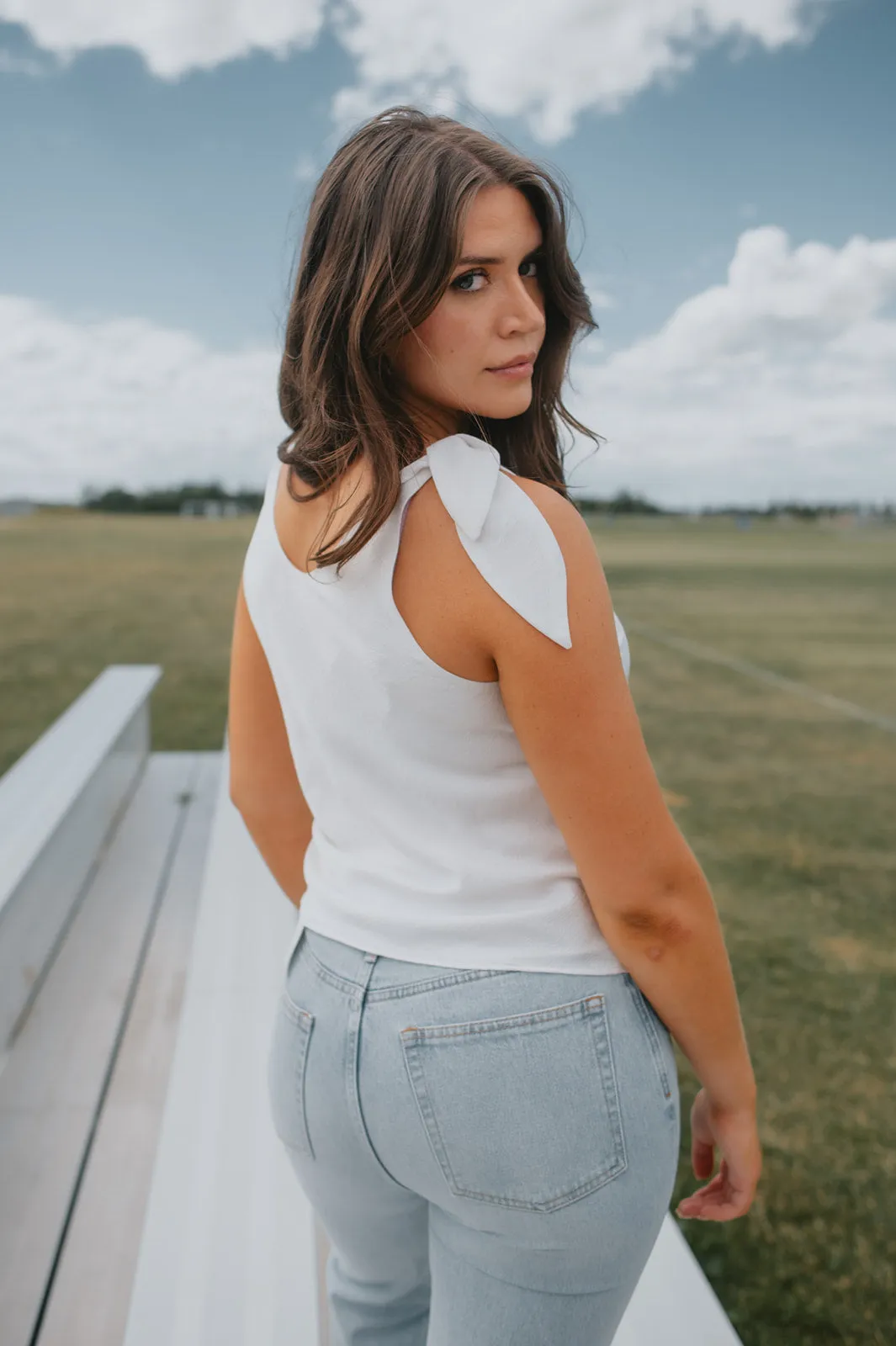 The Rae High-Rise Crop Straight Leg Denim - Twin Flame